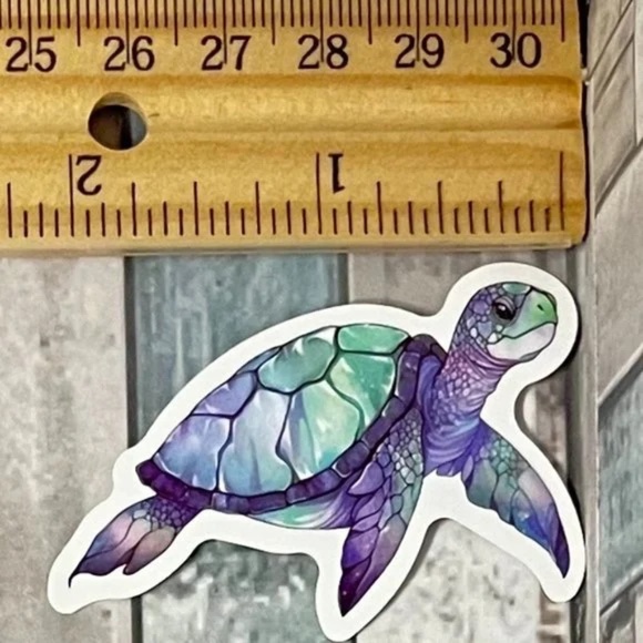 Other - 🌀10/$10🌀 Turtle Reusable Waterproof Vinyl Sticker Decal